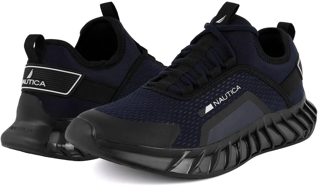 Nautica Men's Casual Fashion Sneakers  Lightweight Lace-Up Athletic Walking Shoes for Gym & Tennis, Comfortable