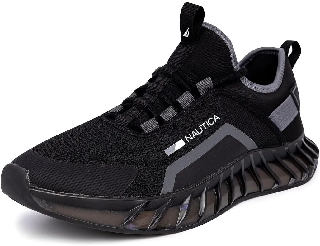 Nautica Men's Casual Fashion Sneakers  Lightweight Lace-Up Athletic Walking Shoes for Gym & Tennis, Comfortable