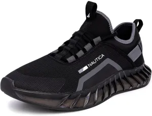 Nautica Men's Casual Fashion Sneakers  Lightweight Lace-Up Athletic Walking Shoes for Gym & Tennis, Comfortable