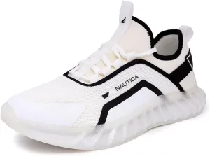 Nautica Men's Casual Fashion Sneakers  Lightweight Lace-Up Athletic Walking Shoes for Gym & Tennis, Comfortable