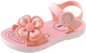 Open Toe Sandals Children Shoes Comfortable Soft SSole Sandals Fashionable Flower Beach Shoes