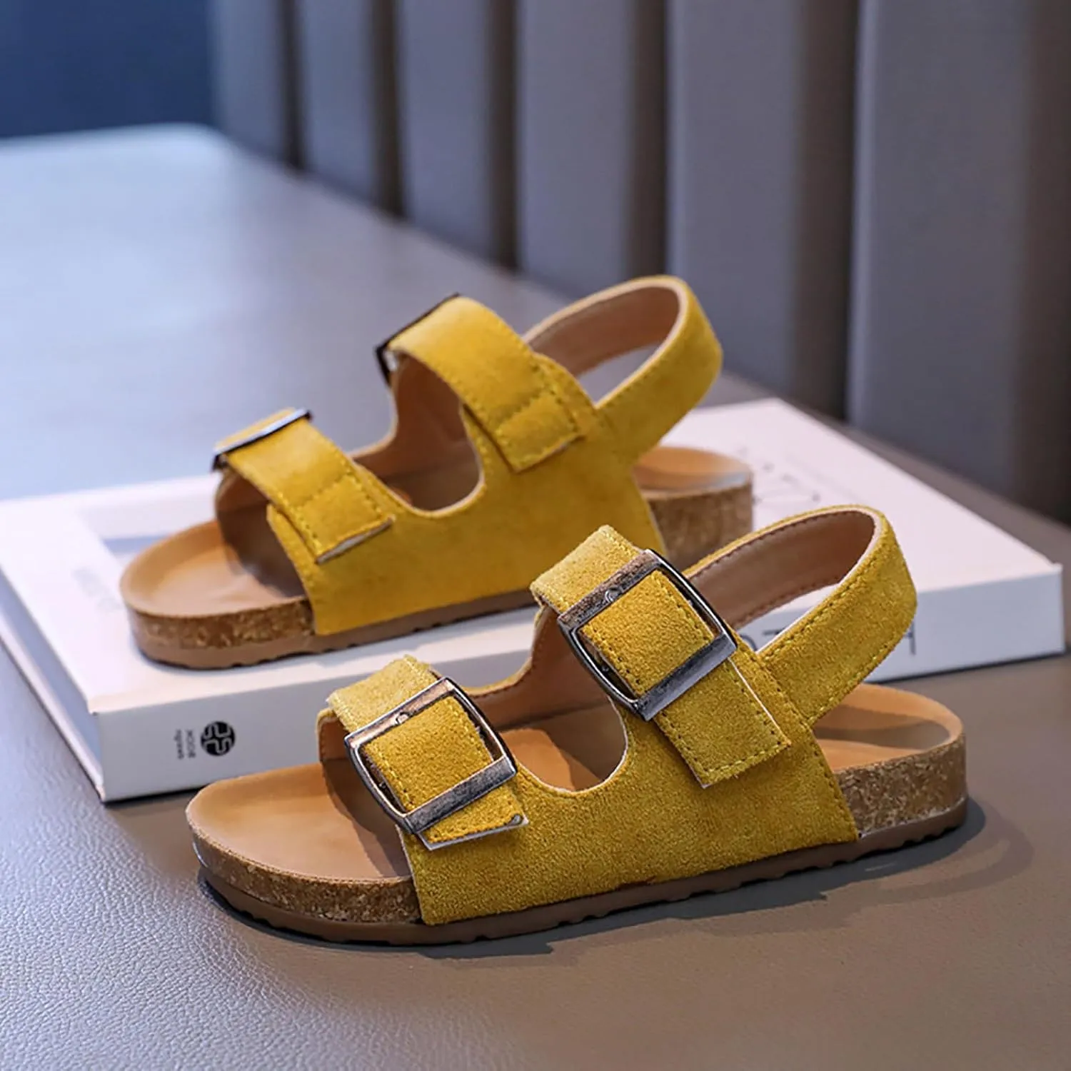 Open Toe Sandals Children Shoes Fashion Flower Thick Soled Sandals Soft Sole Comfortable Princess