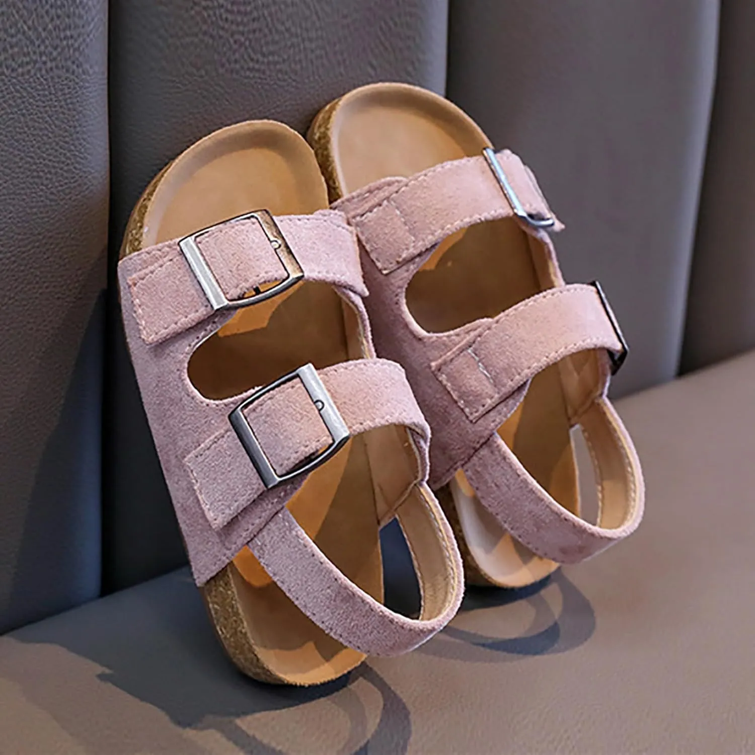 Open Toe Sandals Children Shoes Fashion Flower Thick Soled Sandals Soft Sole Comfortable Princess