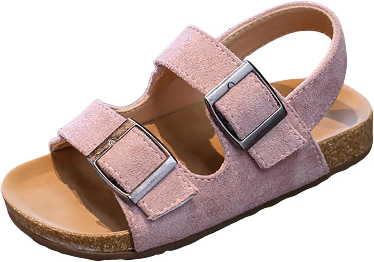 Open Toe Sandals Children Shoes Fashion Flower Thick Soled Sandals Soft Sole Comfortable Princess