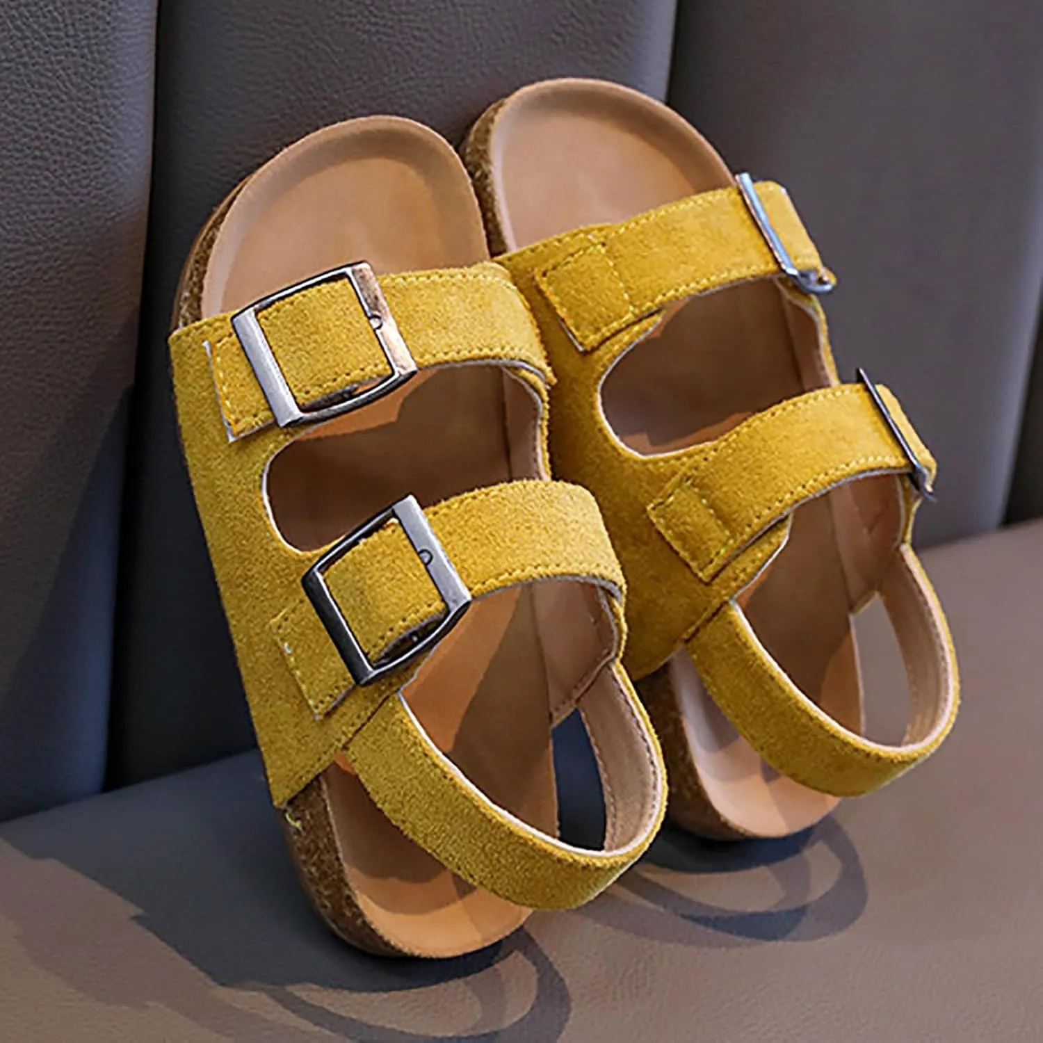 Open Toe Sandals Children Shoes Fashion Flower Thick Soled Sandals Soft Sole Comfortable Princess