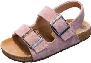 Open Toe Sandals Children Shoes Fashion Flower Thick Soled Sandals Soft Sole Comfortable Princess
