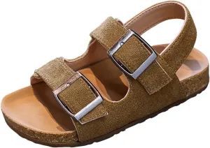 Open Toe Sandals Children Shoes Fashion Flower Thick Soled Sandals Soft Sole Comfortable Princess