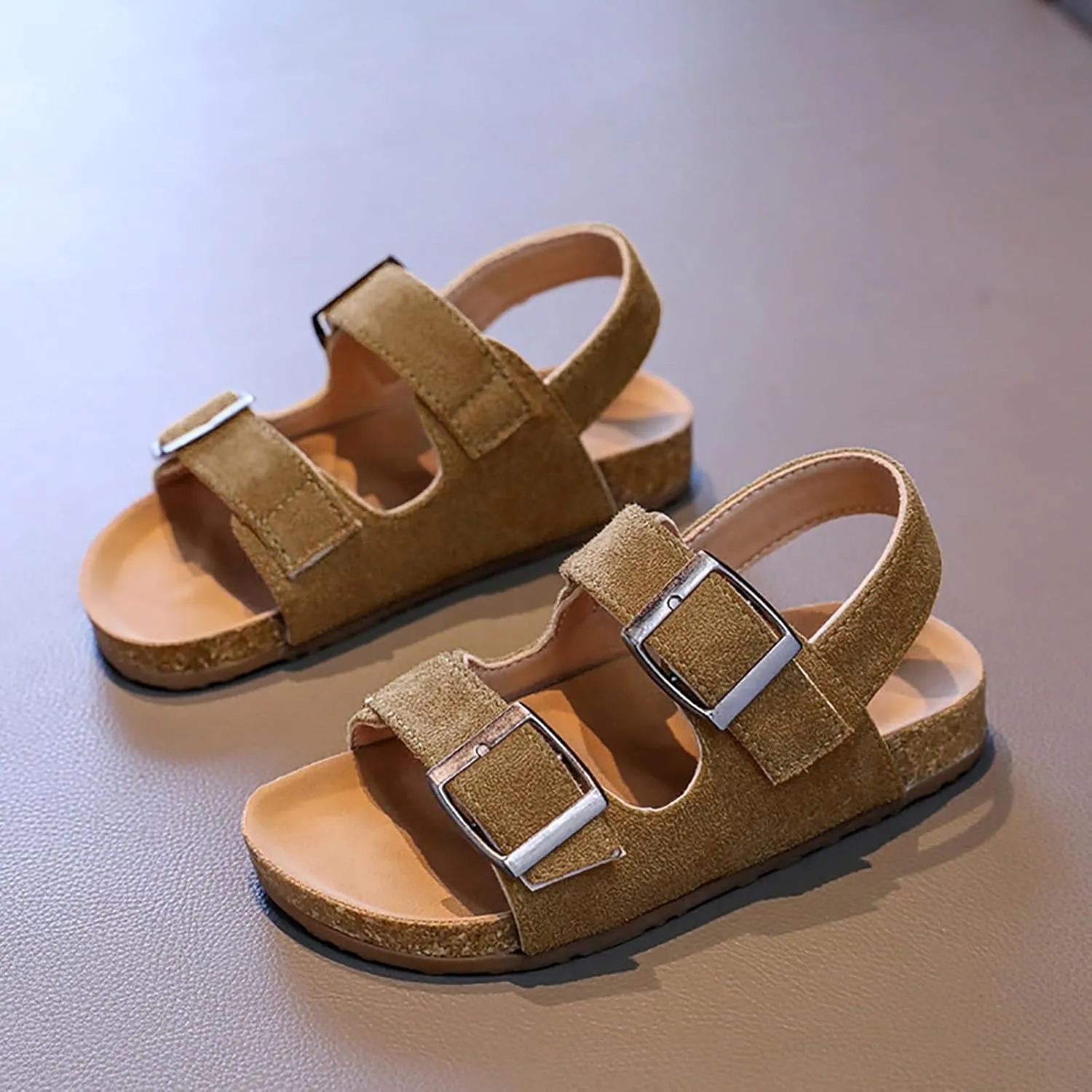 Open Toe Sandals Children Shoes Fashion Flower Thick Soled Sandals Soft Sole Comfortable Princess