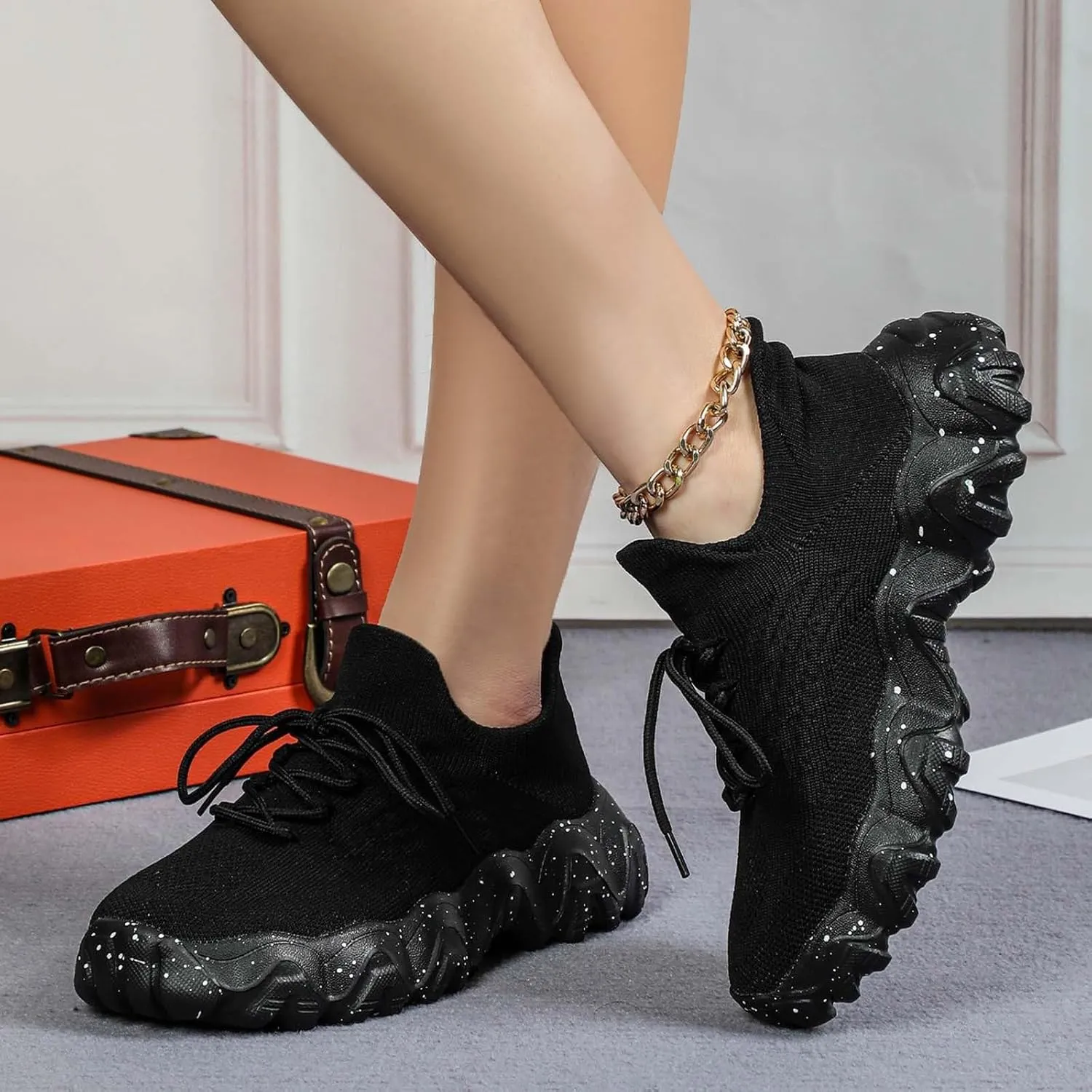 Ortho Pro Shoes for Women Men, Comfortwear Womens Mens Slip-ins Running Shoes Ortho Pro Classic Shoe Men Breathable Ankle Socks Non Slip Mesh Orthopedic Sneakers Walking Shoe