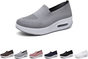 Orthopedic Sneakers For Women, Womens Orthopedic Sneakers, Mesh Up Stretch Platform Sneakers, Orthopedic Sneakers