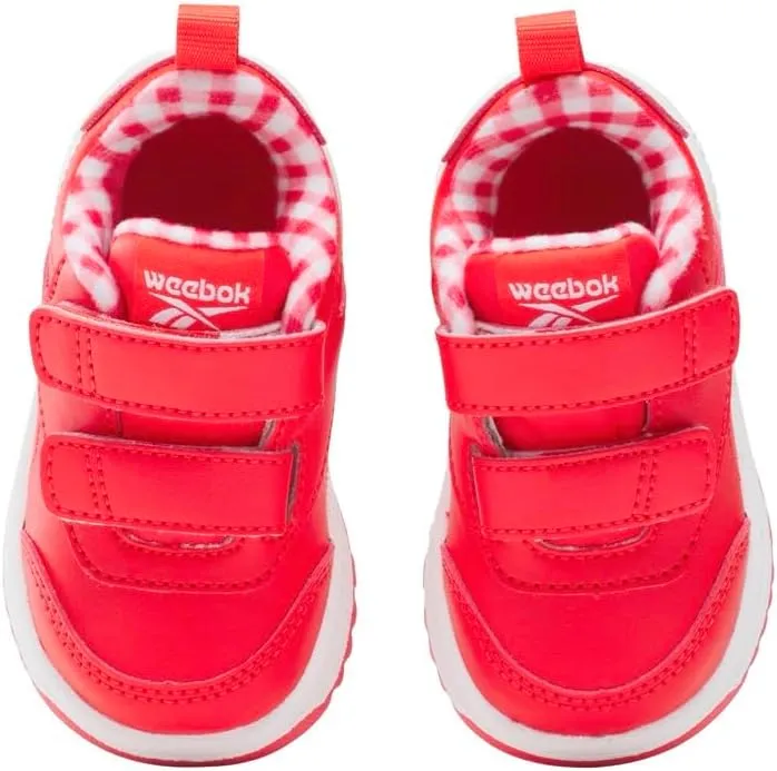 Reebok Unisex-Child Kid's Court Advance Elastic & Top Strap Sneaker