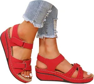 Sandals for Women 2024 Summer Waterproof Hiking Womens Sandals Comfortable Walking Athletic Outdoor Beach Sandals