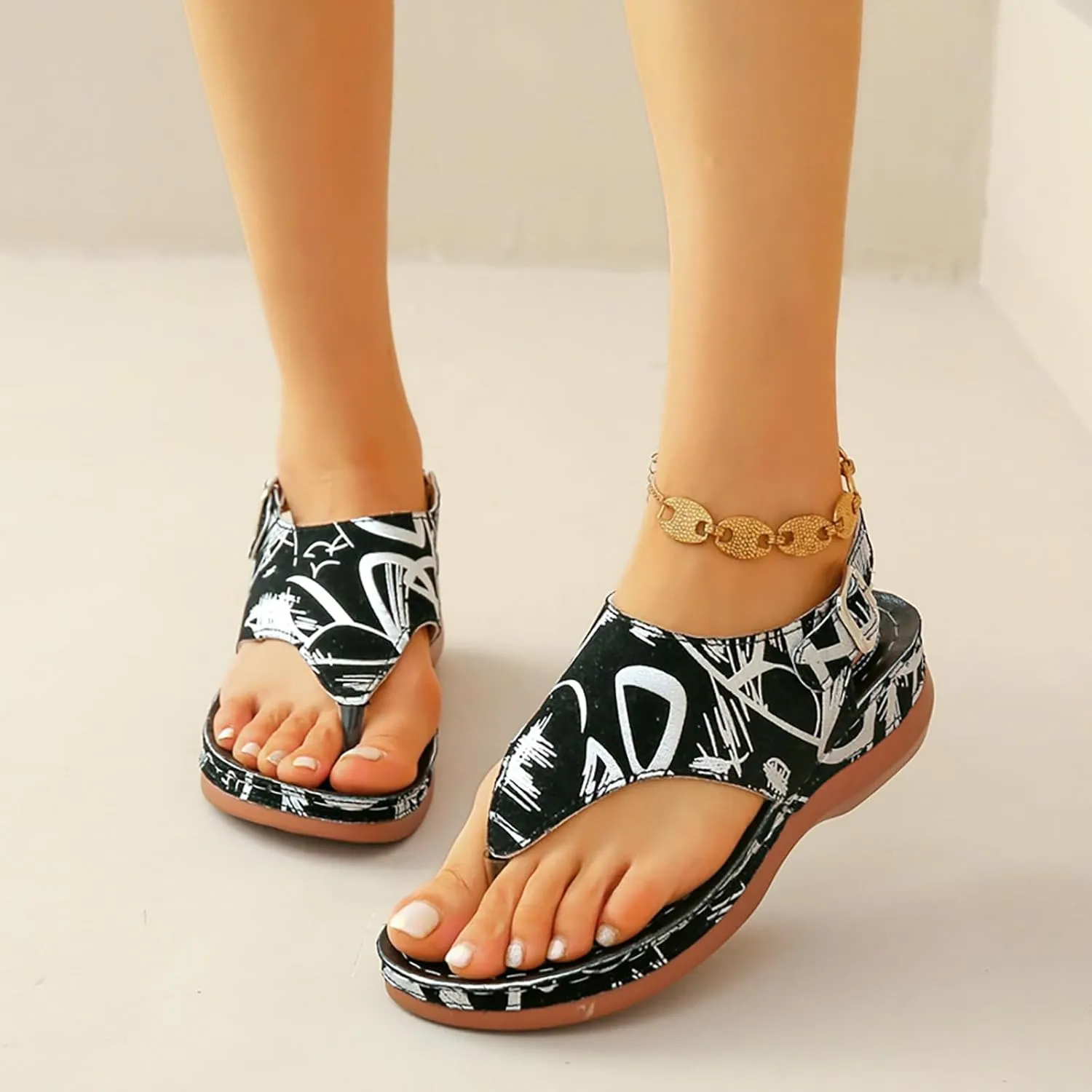Sandals for Women 2024 Summer Waterproof Hiking Womens Sandals Comfortable Walking Outdoor Athletic Sandals
