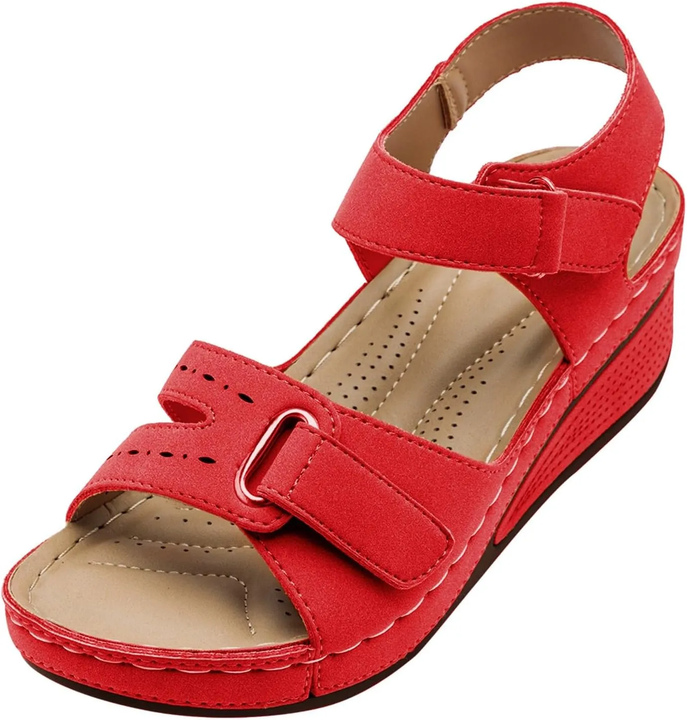 Sandals for Women 2024 Summer Waterproof Hiking Womens Sandals Comfortable Walking Outdoor Athletic Sandals