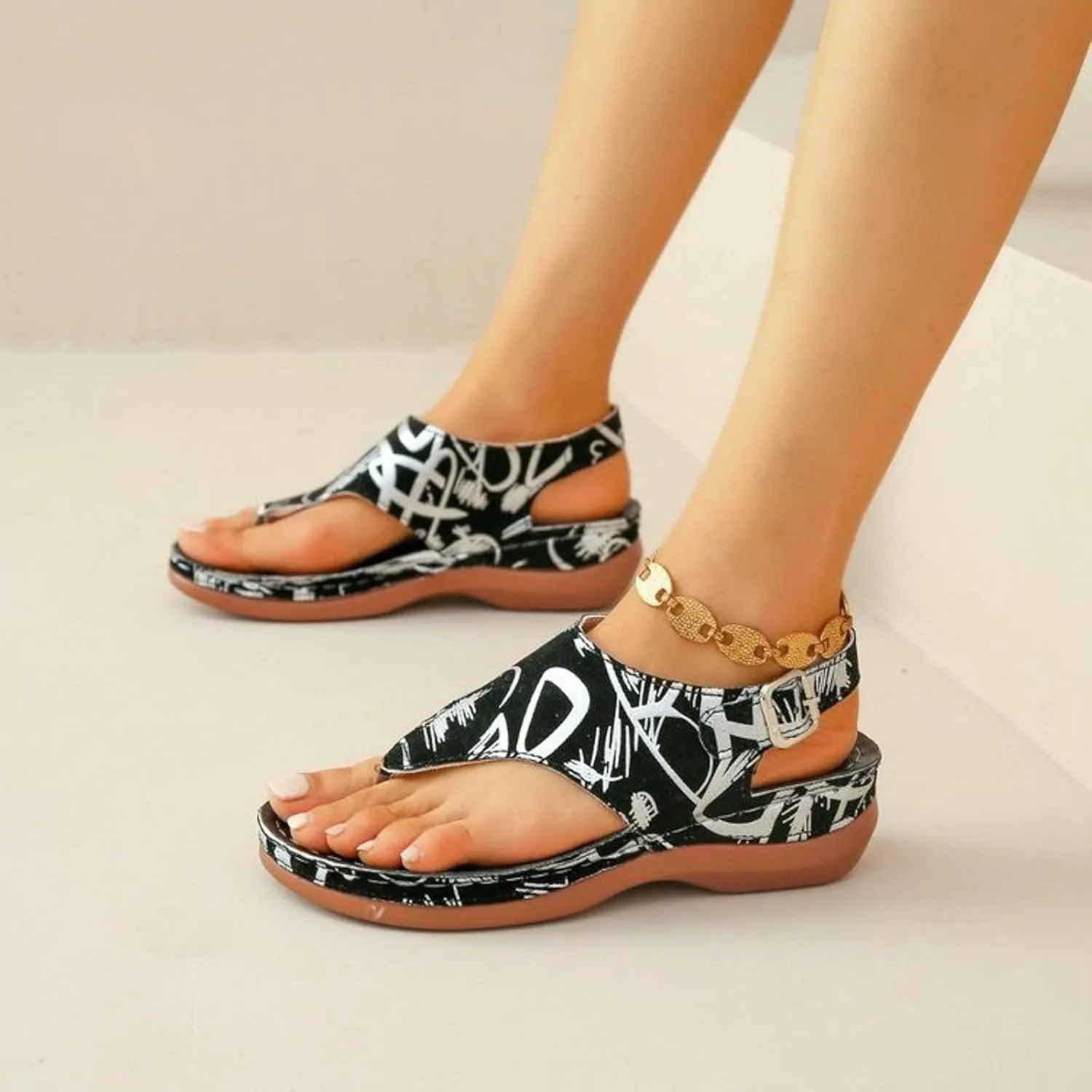 Sandals for Women 2024 Summer Waterproof Hiking Womens Sandals Comfortable Walking Outdoor Athletic Sandals