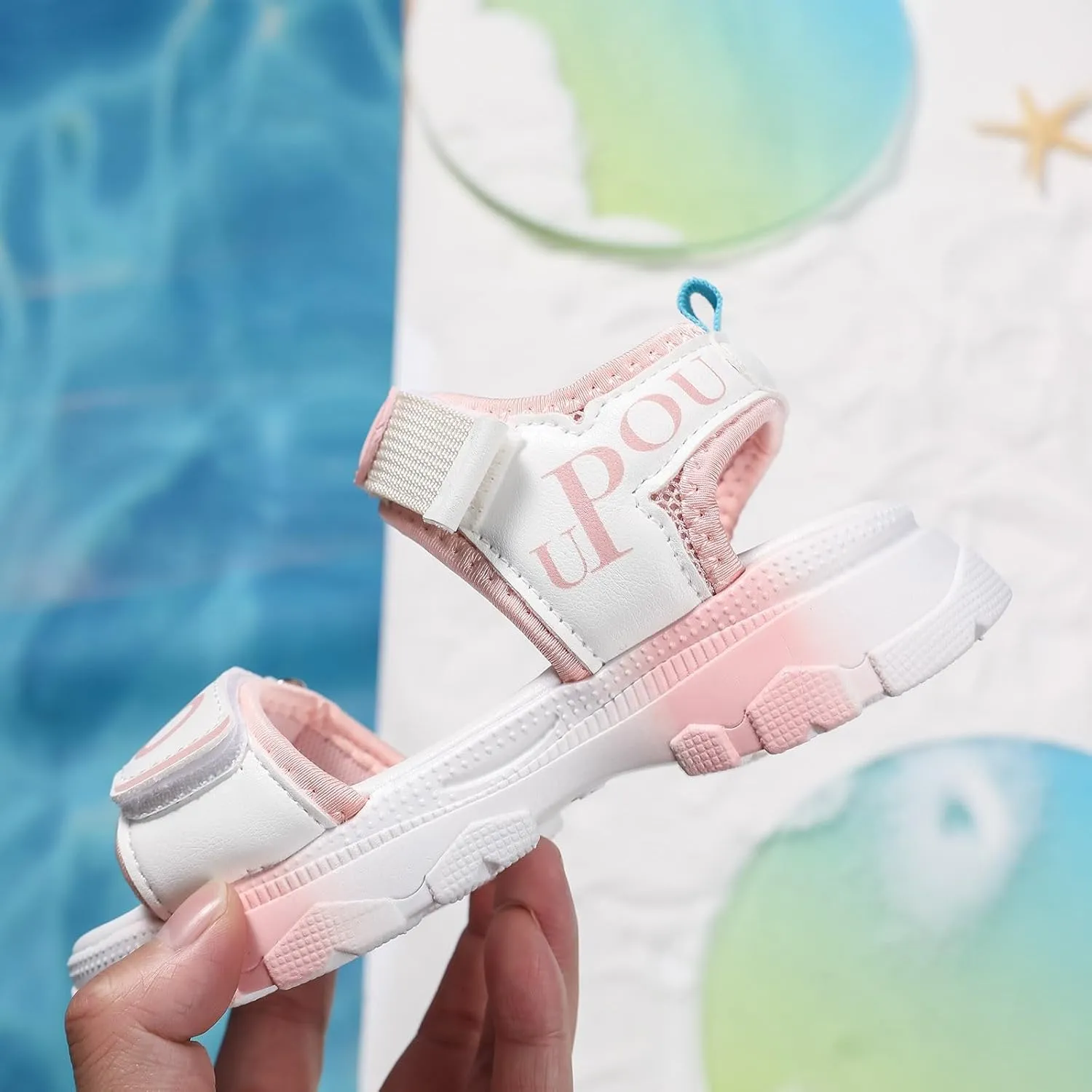 Shoes Comfortable Soft Sole Sandals Fashionable Open Toe Thick Sole Children Sandals Little Girl for Kids Girls