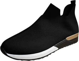 Shoes For Women Sneakers Trendy Slip On Walking Shoes Lightweight Casual Athletic Gym Comfort Fashion Tennis Running Sneakers