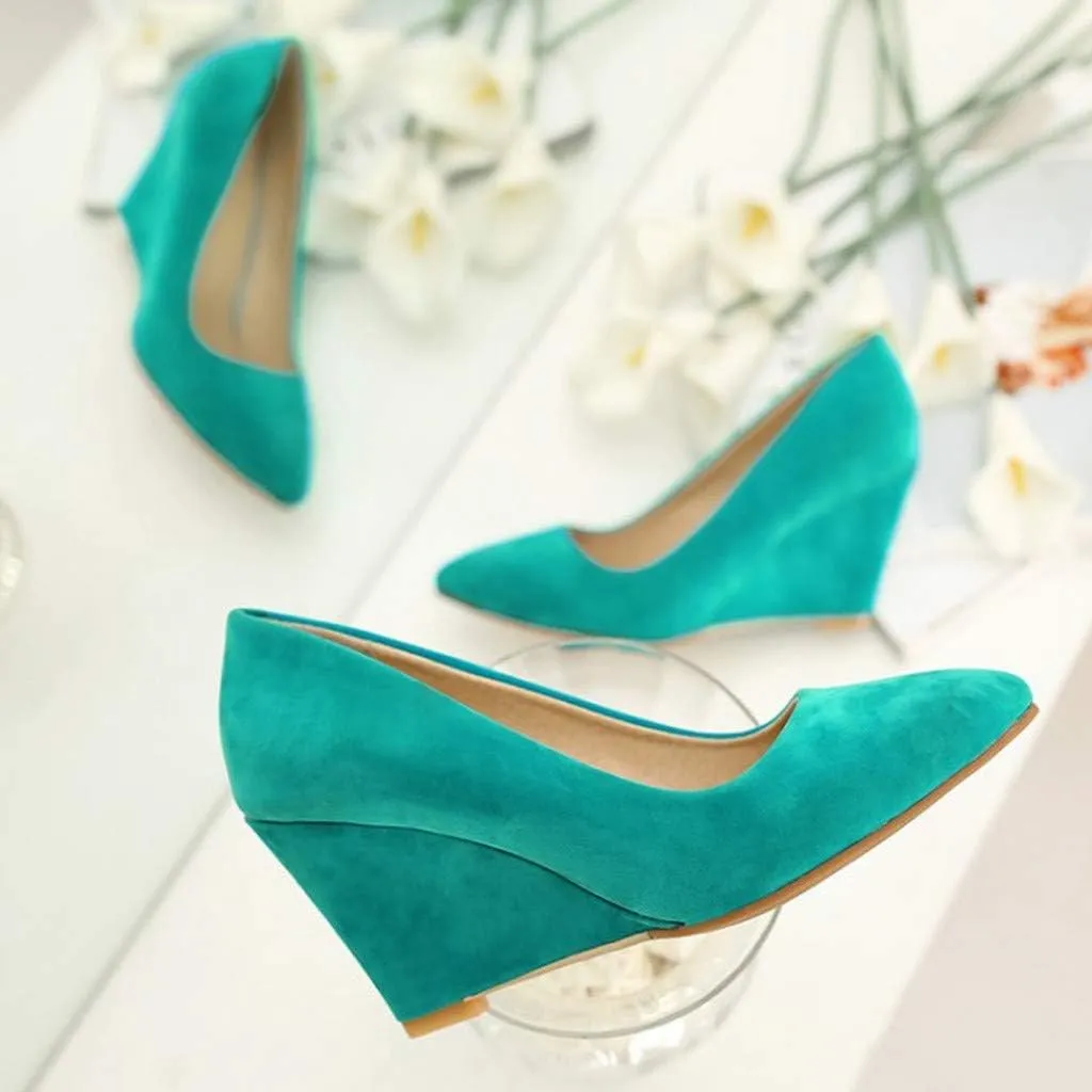 Shoes Open Toe Flower Women Business Suit Shoes Casual Comfortable Pumps Shoe Wedges Single