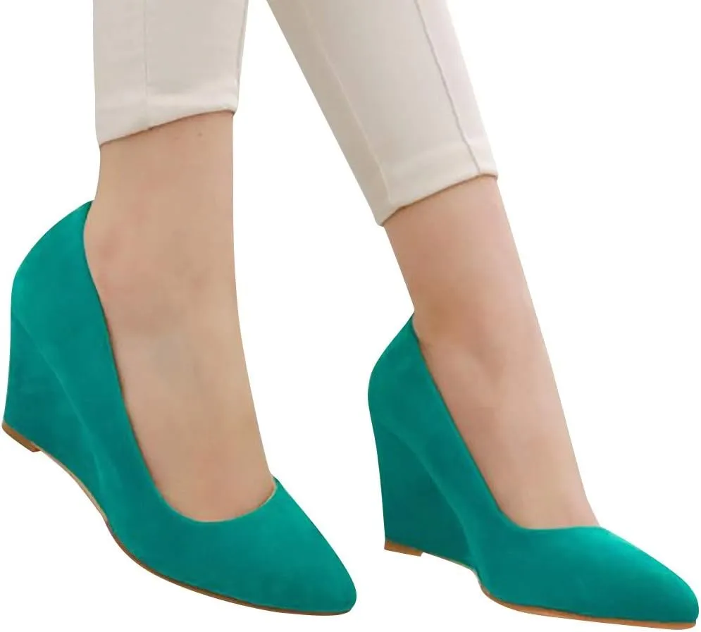 Shoes Open Toe Flower Women Business Suit Shoes Casual Comfortable Pumps Shoe Wedges Single