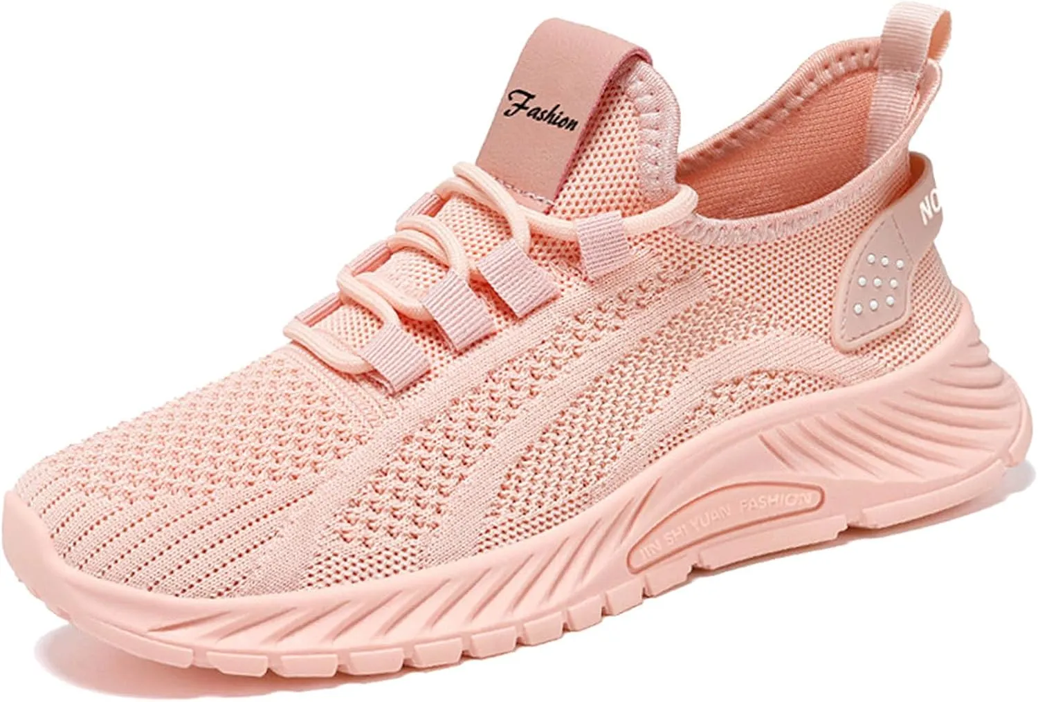 Slip on Sneakers for Women Chunky Fashion Sneakers Platform Lace-Up Comfortable Sneakers Casual Walking Shoes