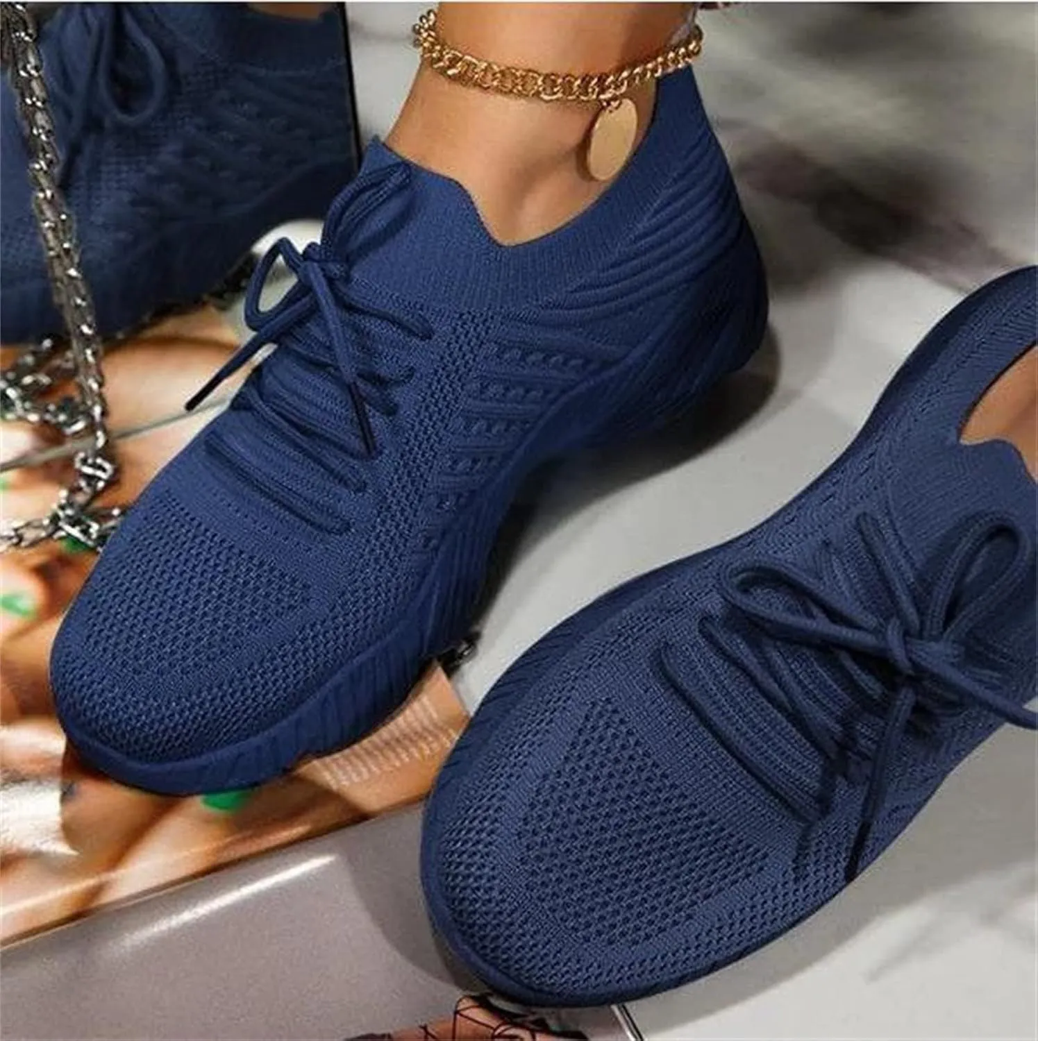 Sneakers For Women Trendy 2025 Slip On Walking Shoes Casual Athletic Gym Comfort Fashion Tennis Running Sneakers 2025