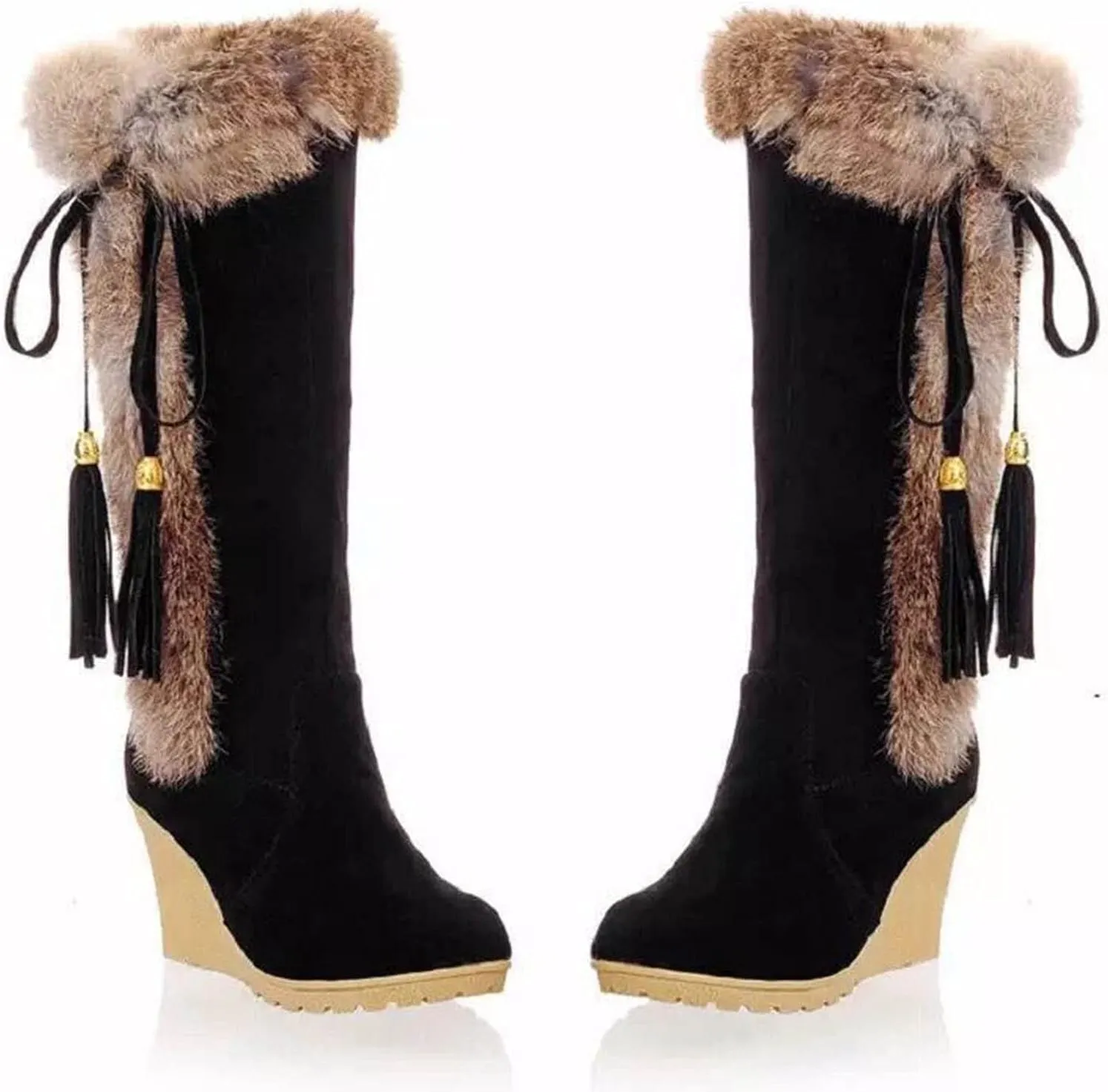 Snow Boots for Women 2023 Trendy Winter Boots for Women Waterproof Snow Size 10 Womens Size 10 1/2 Wide Winter Boots Outdoor Slippers Boots for Women Waterproof Winter Boot for Women Lightweight
