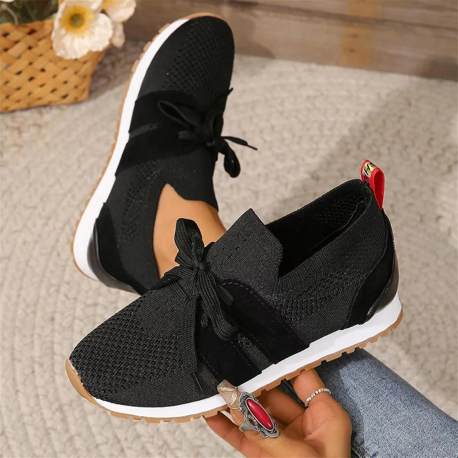 Tennis Shoes Womens Walking Running Gym Workout Shoes Slip On Lightweight Breathable Fashion Athletic Sneakers 2025