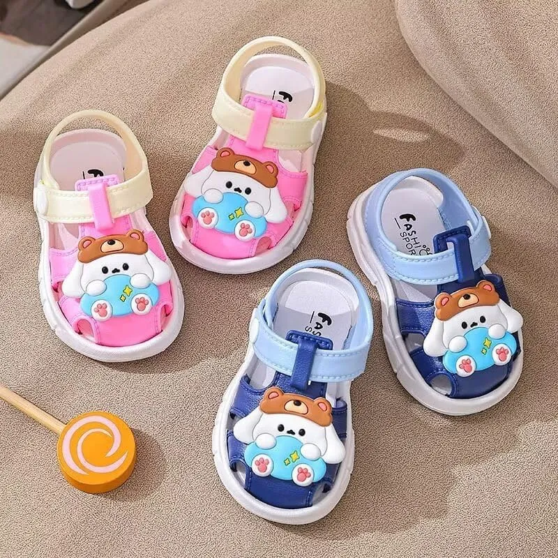 Toddler Boys Girls Cartoon Summer Sandals for Walking Running Sport Aqua