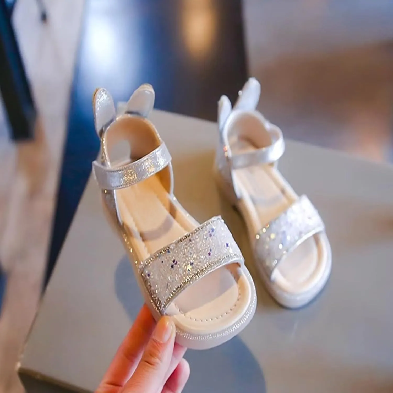 Toddler Girls Sandals Comfortable Summer Sandals Lightweight Girl Open Toe Beach Holiday Shoes