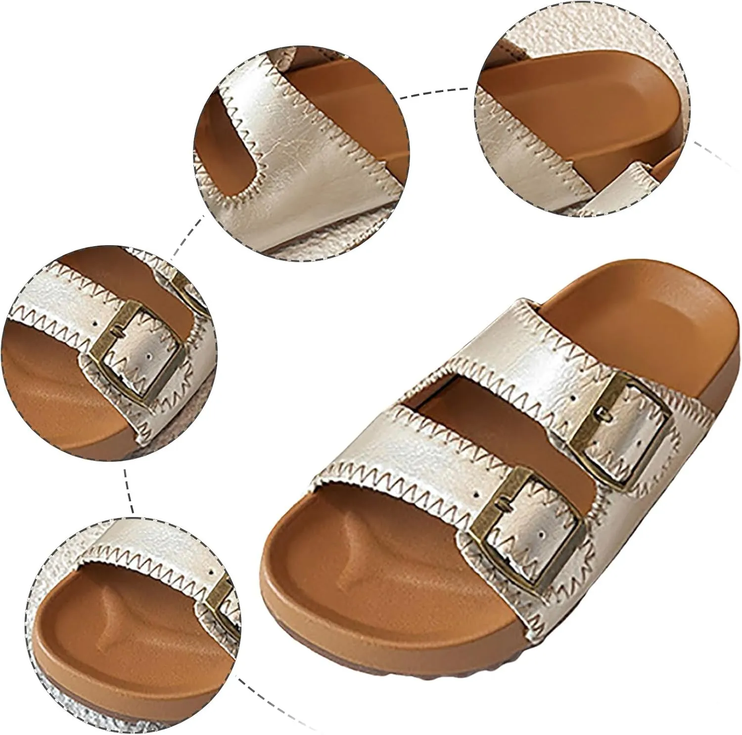 Toddler Slippers Girls Shoes Comfortable Soft Sole One Foot Wear Slippers Fashionable Thick Sole Casual