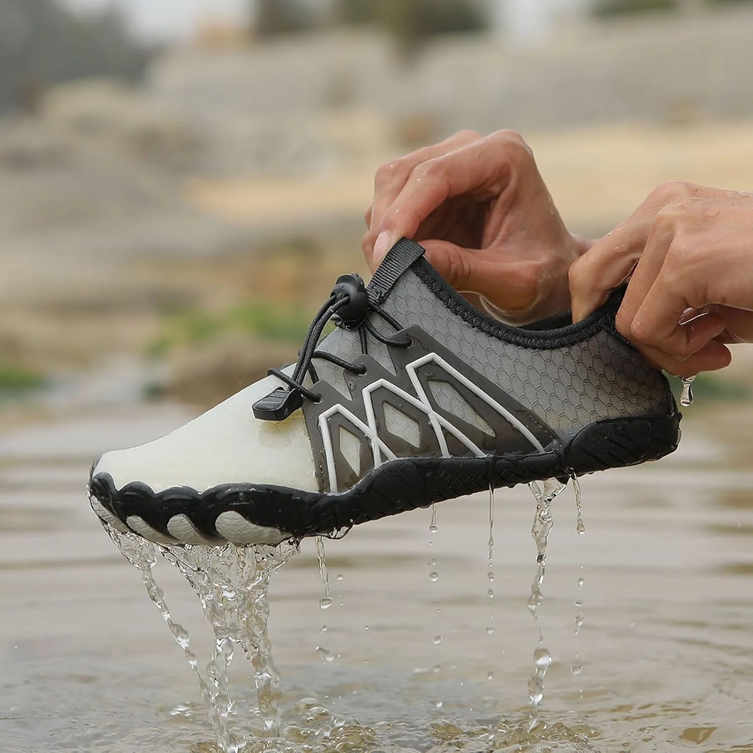 Unsex Water Shoes Barefoot Shoes Quick Dry Hiking Shoe Lightweight Swim Sport Shoe Walking Athletic Running Sneaker