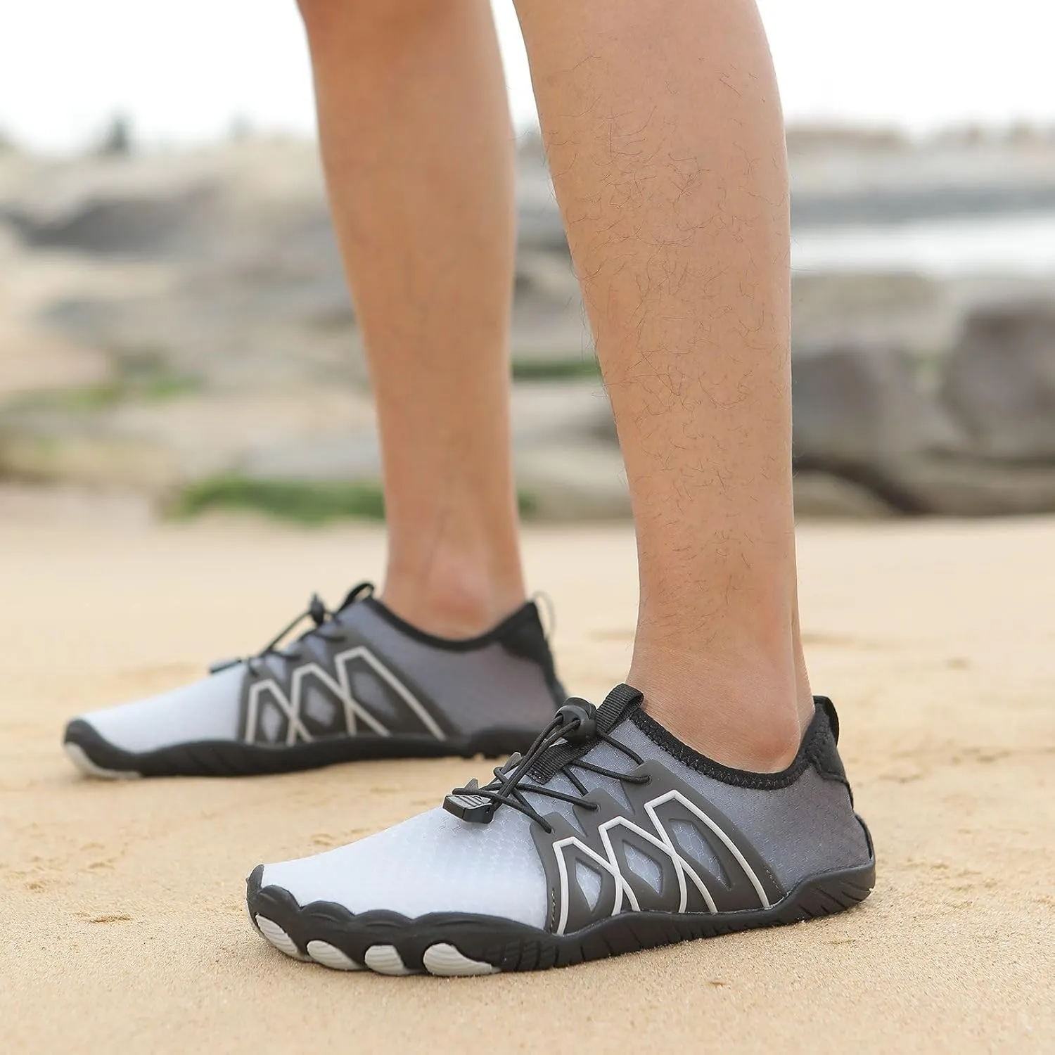 Unsex Water Shoes Barefoot Shoes Quick Dry Hiking Shoe Lightweight Swim Sport Shoe Walking Athletic Running Sneaker