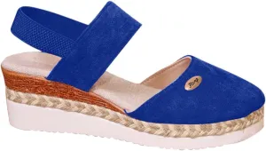 Wedge Sandals for Women Closed Toe Espadrilles Slingback Elastic Strap Lightweight Shoes Comfy Summer Daily Style