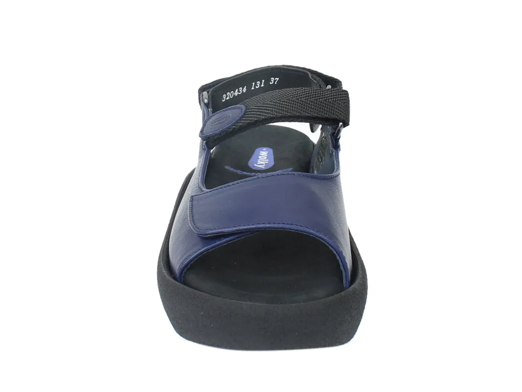 Wolky Sandals Jewel Navy Blue