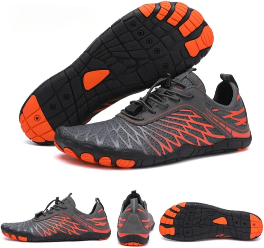 Women Hike Barefoot Shoes Men Breathable & Non-Slip Athletic Footwear Wide Toe Water Shoes