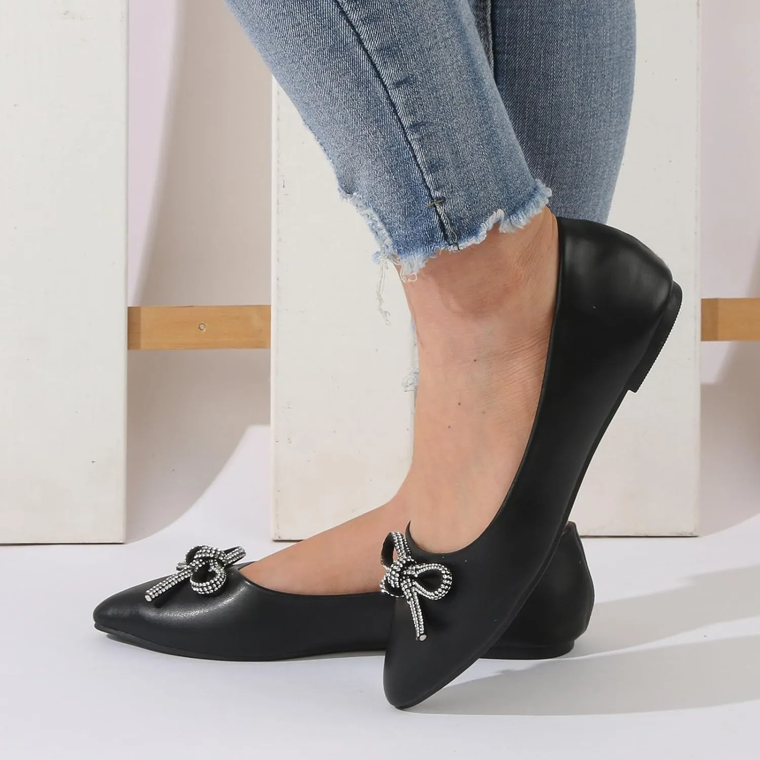 Women Shoes Fashionable Flat Sole Single Shoes Fly Woven Shoes Thickened Soft Sole Casual Flat Shoes Dress Flat Women