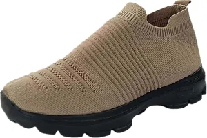 Women's Casual Running Jogging Sneakers, Orange, Size 6-12