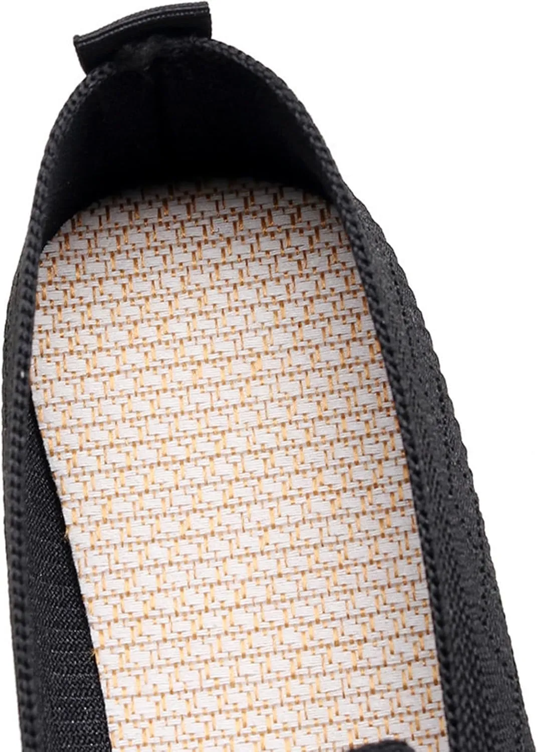 Women's Casual Shoes Summer Knit Slip On Walking Shoes Comfortable Low Heel Dress Sneaker Wide Width Mesh Breathable Sneakers