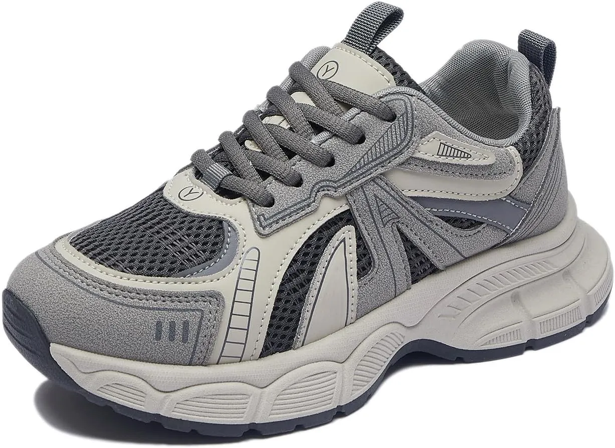 Women's Fashion Platform Sneakers Y2K Comfort Lightweight Breathable Walking Shoes Casual Sport Work Workout