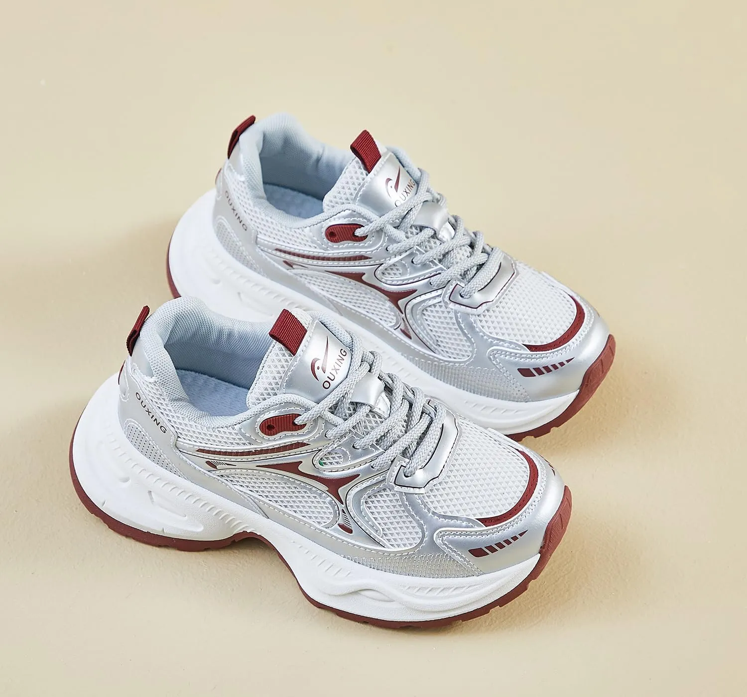 Women's Fashion Platform Sneakers Y2K Comfort Lightweight Breathable Walking Shoes Casual Sport Work Workout