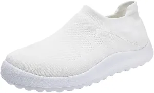 Womens Non Slip Work Shoes Slip On Water Resistant Tennis Shoes Men Mesh Ladies Casual Shoes High Top Sneakers Platform Tennis Shoe Loafers Shoe