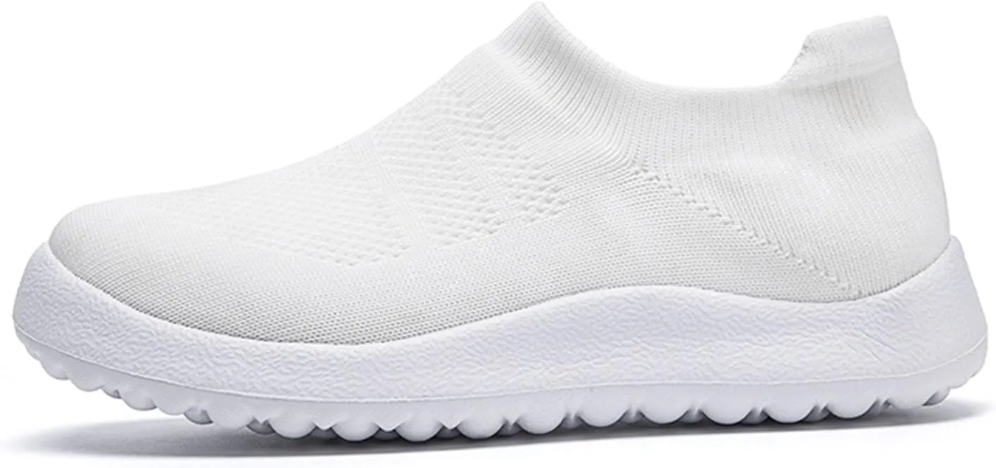 Womens Non Slip Work Shoes Slip On Water Resistant Tennis Shoes Men Mesh Ladies Casual Shoes High Top Sneakers Platform Tennis Shoe Loafers Shoe