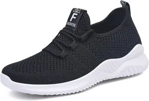 Womens Running Shoes Slip On Arch Support Orthopedic Shoes Non Slip Mesh Breathable Sneakers Lightweight Athletic Gym Workout Tennis Training Sneakers for Summer