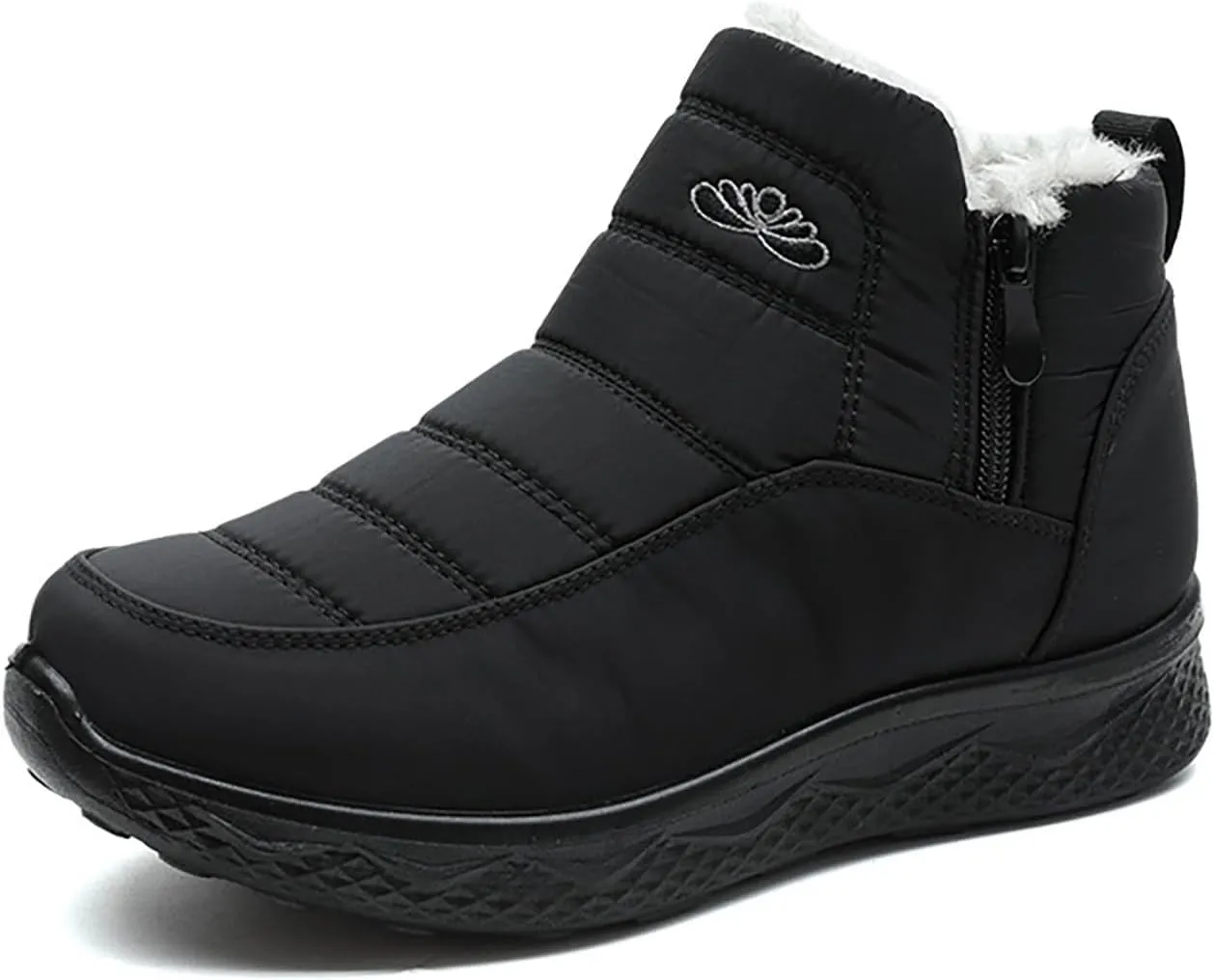 Women's Snow Boots Wide Width Adults Winter Boots Slip On for Womens Shoes Warm Barefoot Shoes Grounded Footwear Hiking Boots for Women Knee High Men's Snow Booties