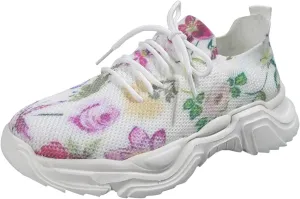 Womens Tennis Shoes Running Sneakers Non Slip Athletic Slip On Lightweight Breathable Walking Workout Shoes