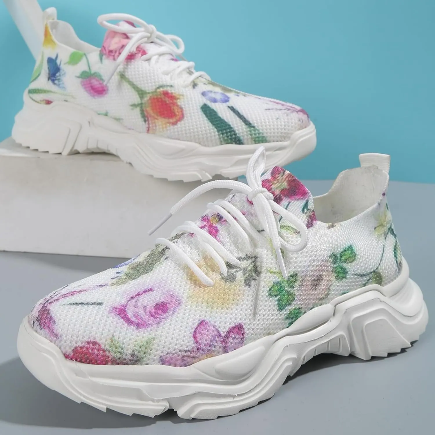 Womens Tennis Shoes Running Sneakers Non Slip Athletic Slip On Lightweight Breathable Walking Workout Shoes