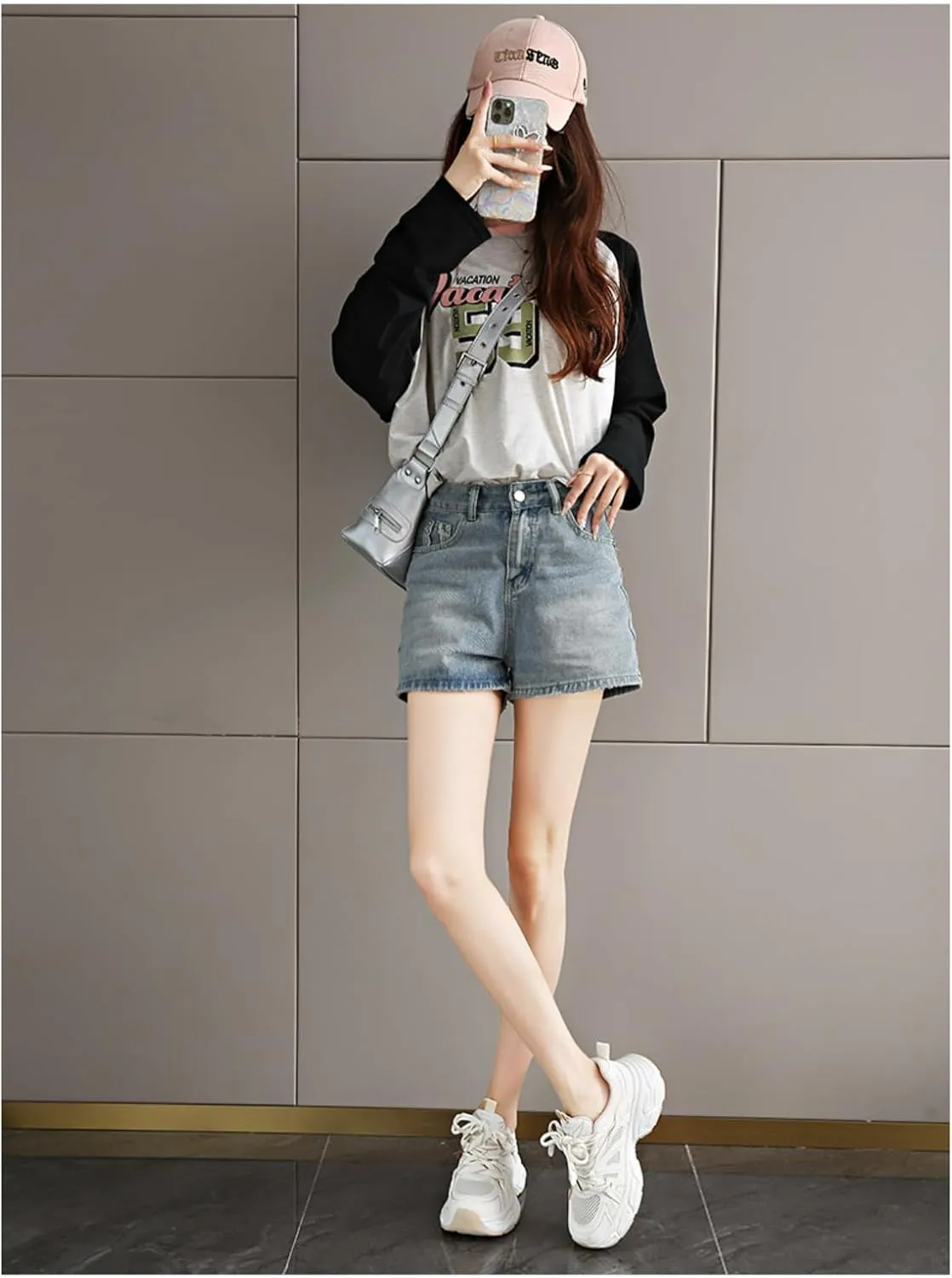 Women's Y2K Fashion Platform Sneakers 2.16" Inch Thick Sole Retro Lightweight Breathable Walking Shoes Casual Sport Workout