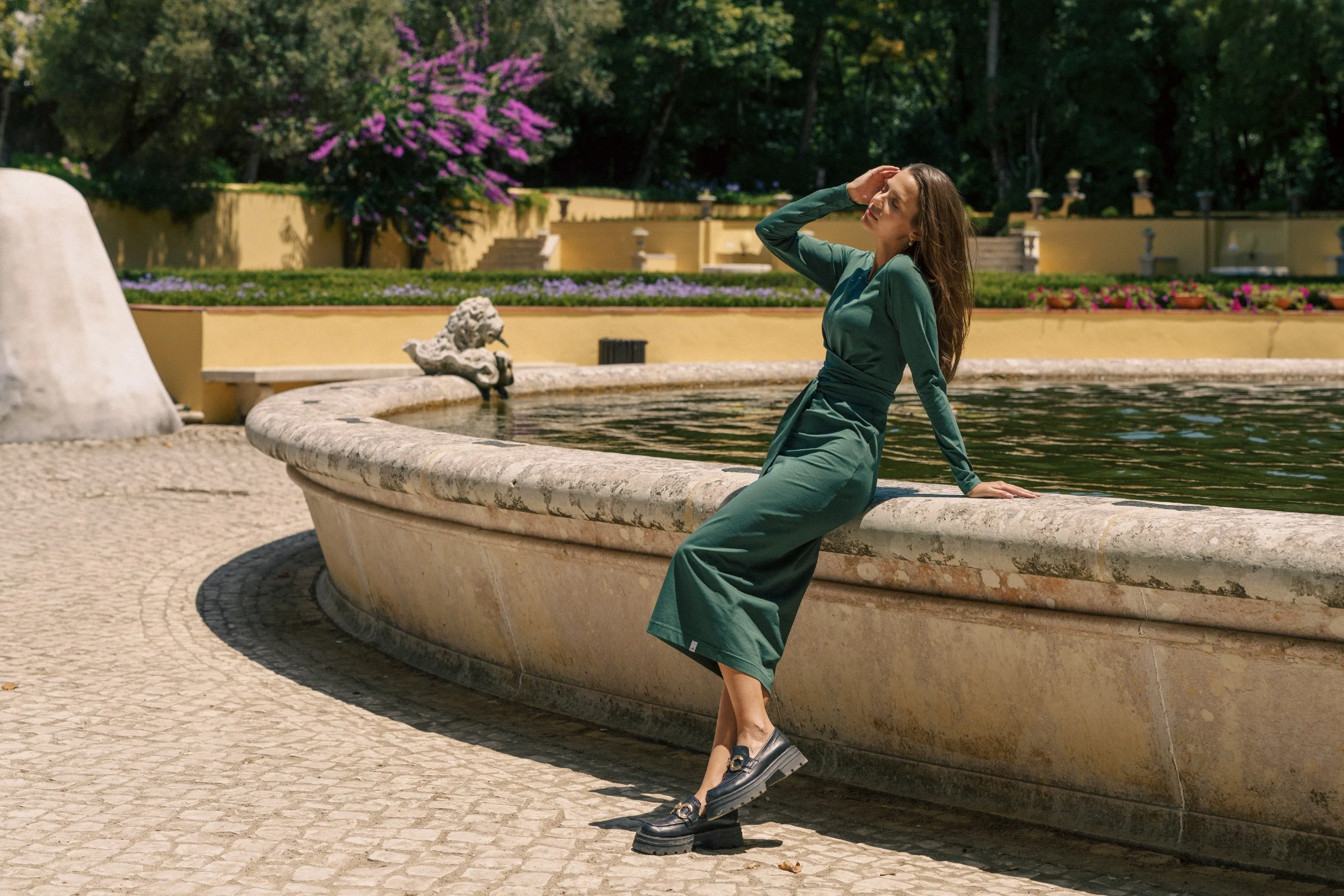 Zoey Dress Evergreen